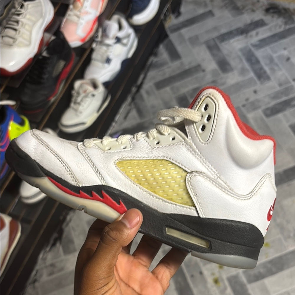 Jordan Kids Shoes White Red Black